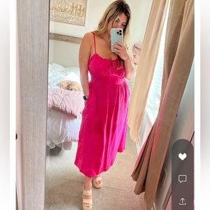 Old navy Tie-Front Cami Midi Dress